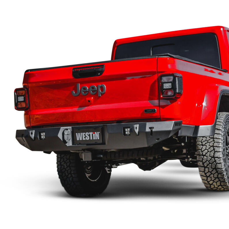 Westin 59-82065 WJ2 Rear Bumper for 2020-2026 Jeep Gladiator Textured Black