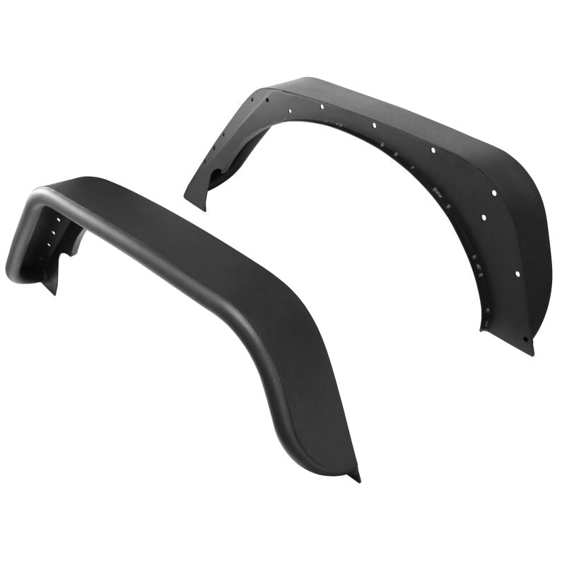 Westin 62-1015 Snyper Tube Fenders Rear for 2007-2018 Jeep Wrangler Textured Black