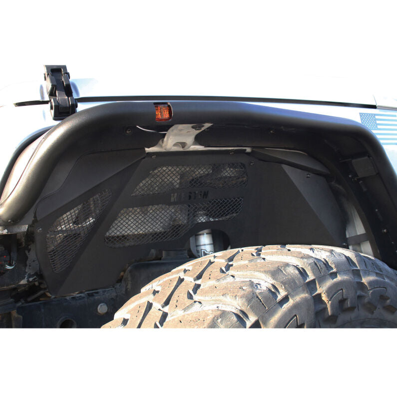 Westin 62-11005 Fenders Front for 2007-2018 Jeep Wrangler JK Inner Textured Black
