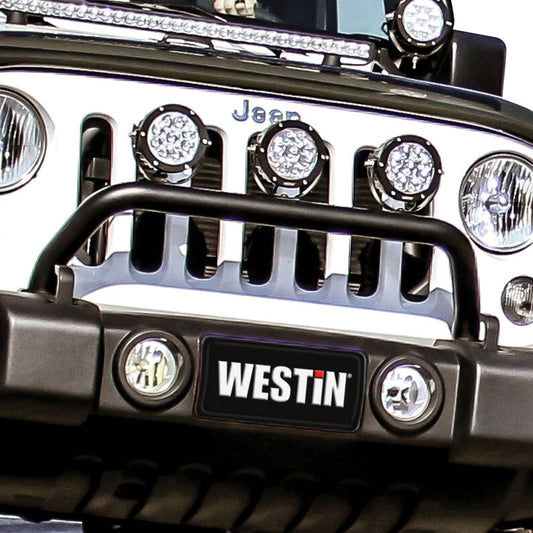 Westin 62-41055 Snyper Bumper Mount Light Bar for 2007-2018 Jeep Wrangler Textured Black