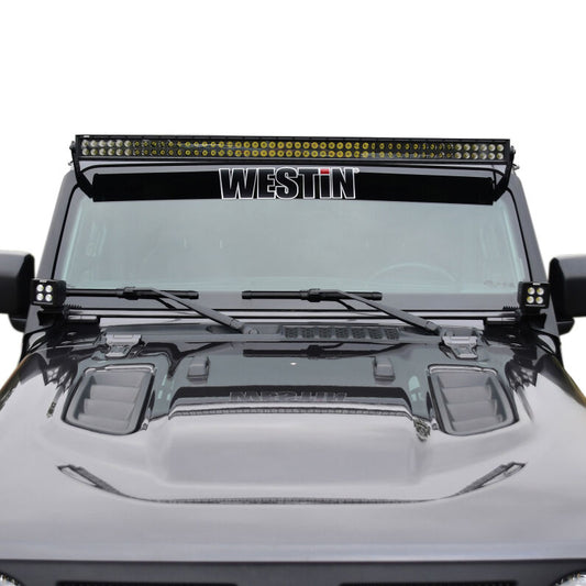 Westin 62-41085 Pillar LED Light Mount for 2018-2026 Jeep Wrangler Textured Black