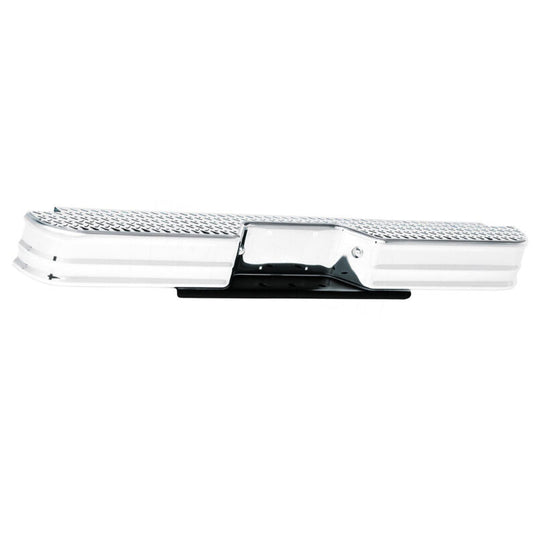 Westin 71000 Fey Diamondstep Universal Bumper for 1980-1996 Dodge/Ram/Mitsubishi/Toyota Chrome