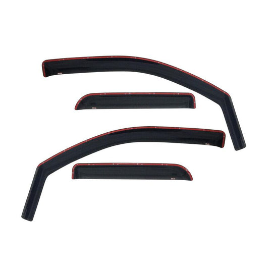 Westin 72-35403 In-Channel Wind Deflector 4-Piece for 2009-2026 Dodge/Ram Quad Cab Smoke
