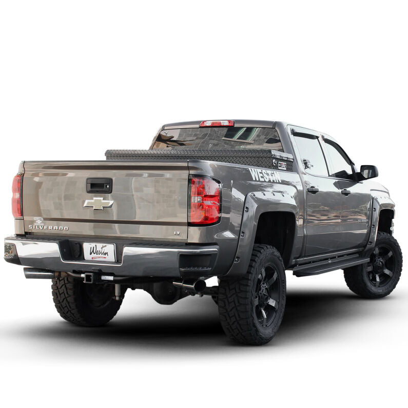 Westin 72-39415 In-Channel Deflectors for 2014-2019 Chevrolet Silverado / GMC Sierra Smoke