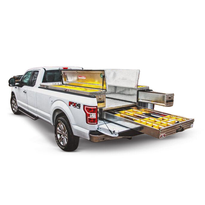 Westin 80-RB7670P Brute LoSider Toolbox with Rear BedSafe Roller Drawer Passenger Side 70 in