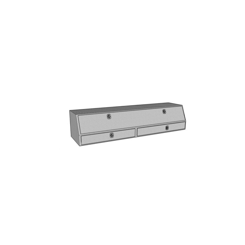 Westin 80-TBS200-60-BD Brute Contractor TopSider 60in with Drawers & Doors Aluminum
