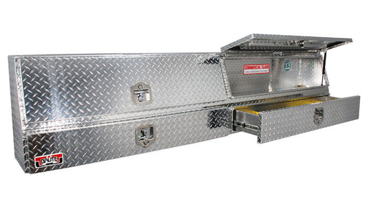Westin 80-TBS200-88D-BD Brute Contractor TopSider 88 in with Drawers & Doors Aluminum