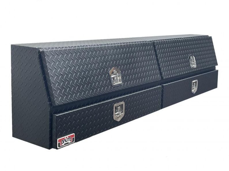 Westin 80-TBS200-90D-BD-BT Contractor TopSider 90 in with Drawers & Doors Textured Black