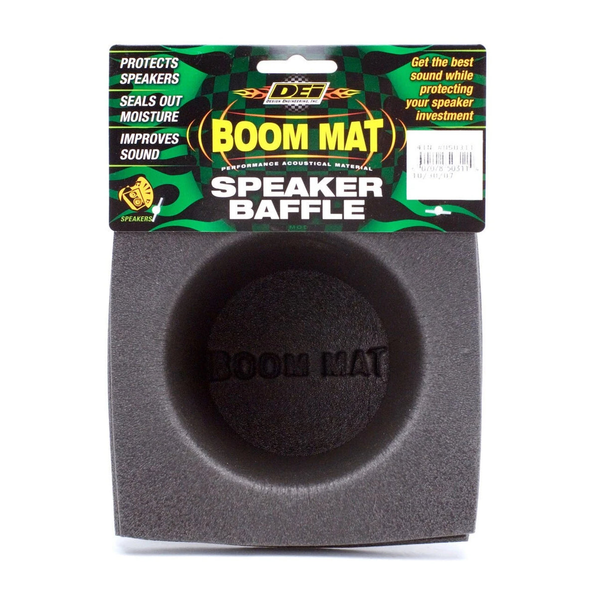 DEI Speaker Baffles 5.25in Round 6.5in Wide 6.5 Height 2.5in Deep Pair