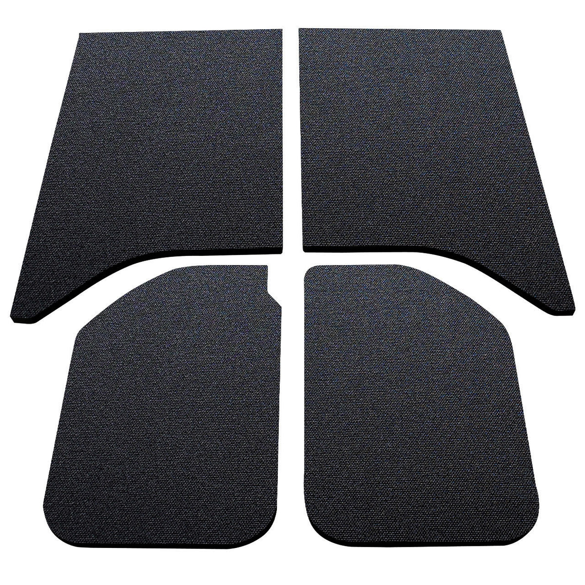 DEI for 2011-2018 Jeep Wrangler JK 2-Door Boom Mat Headliner - 4 Piece - Black