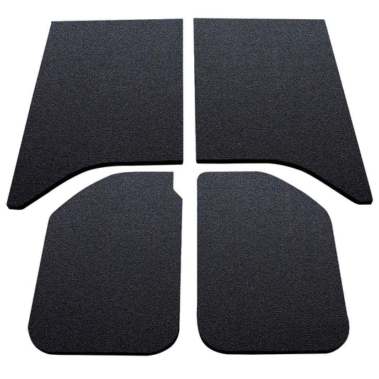 DEI for 2011-2018 Jeep Wrangler JK 2-Door Boom Mat Headliner - 4 Piece - Black