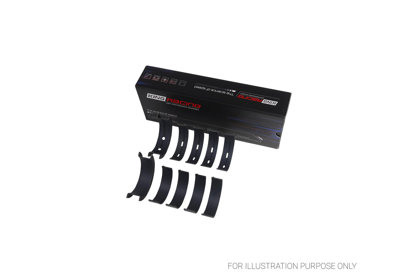 King GM Vortec /LS-SERIES GEN III IV Main Bearing Set MB5013XP-STD - Fits Chevrolet, GMC, Holden