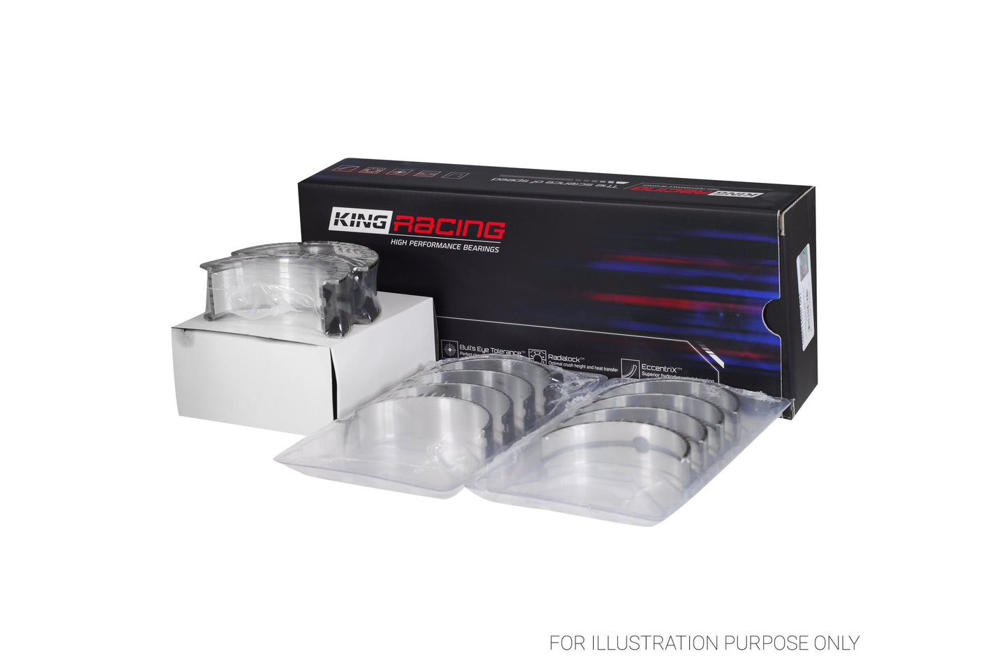 King Chrysler 426CI, 440CI V8 OHV Main Bearing Set MB5116HP 001 - Fits Dodge, Plymouth, Chrysler