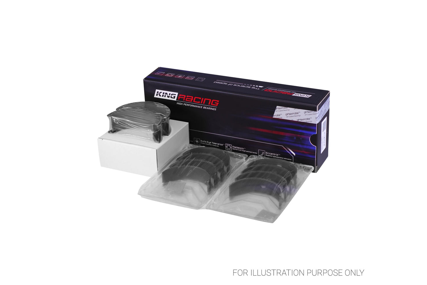 King Chrysler 426CI, 440CI V8 OHV Main Bearing Set MB5116XPC STDX - Fits Dodge, Plymouth, Chrysler