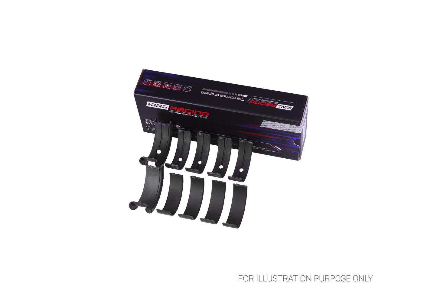 King Chrysler 426CI, 440CI V8 OHV Main Bearing Set MB5116XPC STDX - Fits Dodge, Plymouth, Chrysler