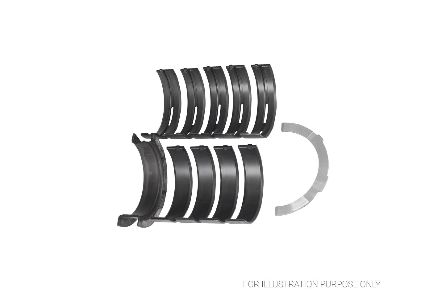 King Ford V8, 4.6L DOHC/SOHC 24V Main Bearing Set MB5283XP0.25 - Fits Ford, Lincoln, Mercury