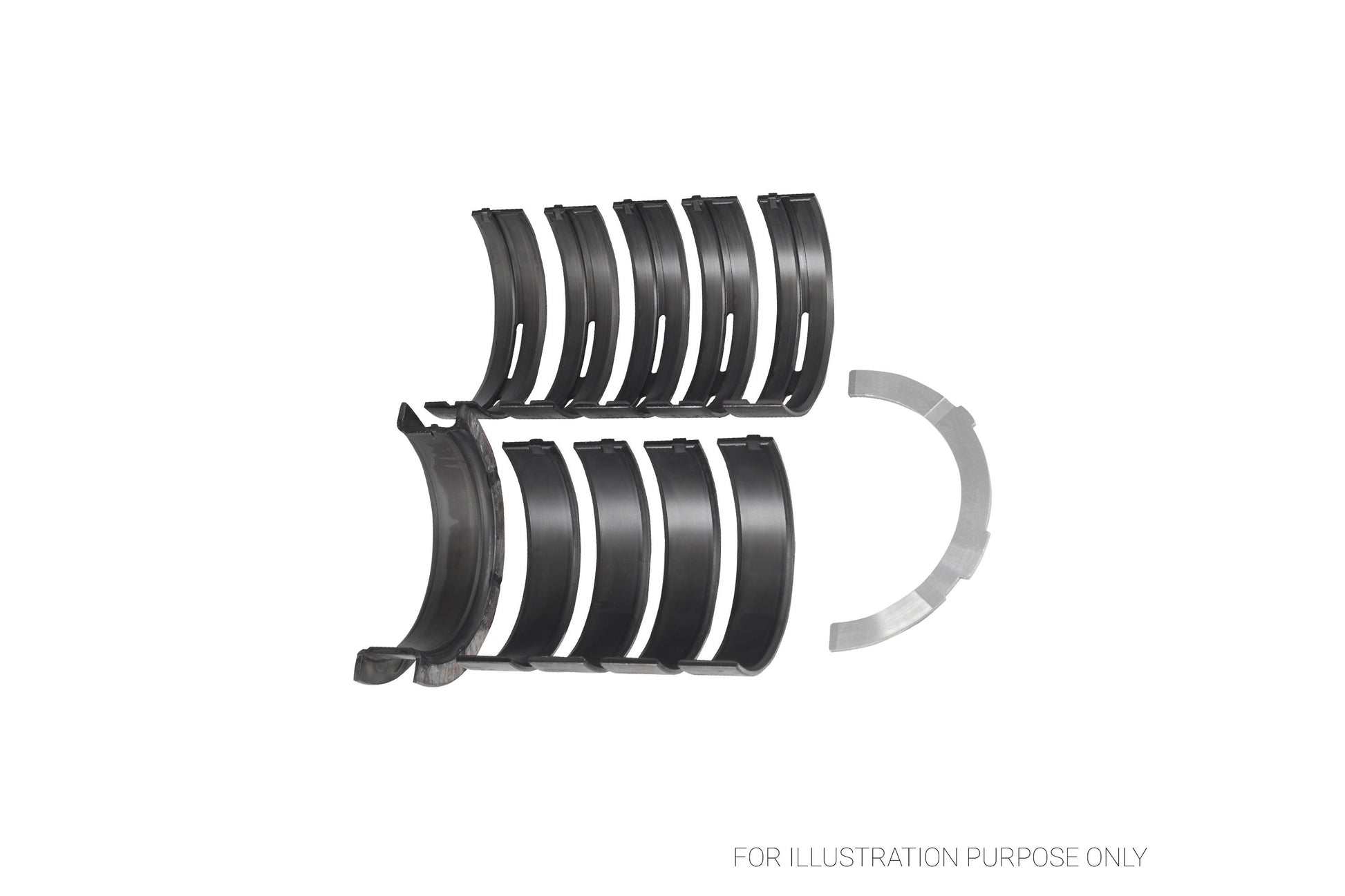 King Ford V8, 4.6L DOHC/SOHC 24V Main Bearing Set MB5283XP0.25 - Fits Ford, Lincoln, Mercury