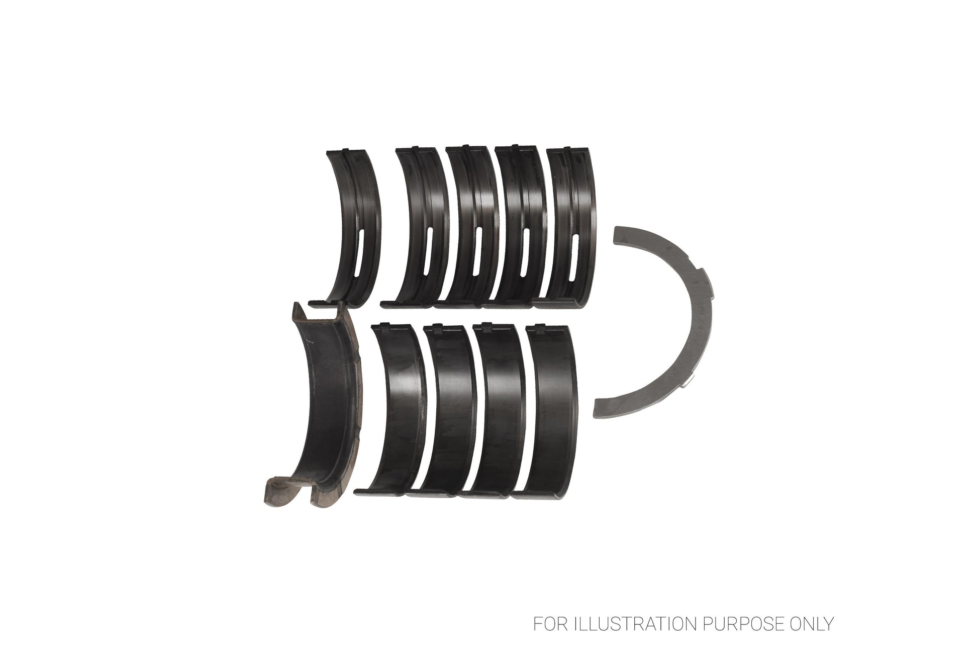 King Ford 281 4.6L SOHC 16V Racing Tri-metal Main Bearing Set MB5353XP0.25 - Fits Ford, Lincoln, MG