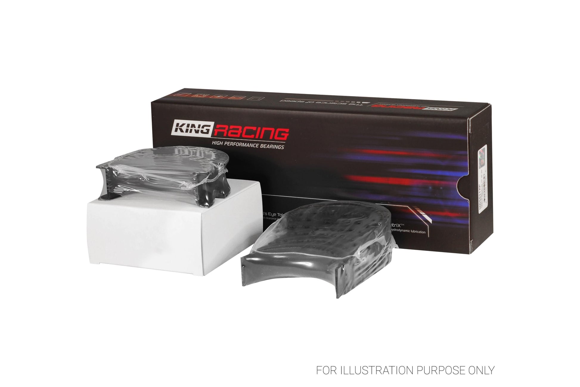 King GM V8 326, 350, 389, 400 Racing Main Bearings MB5511XP-STD - Fits Pontiac, Buick, Oldsmobile