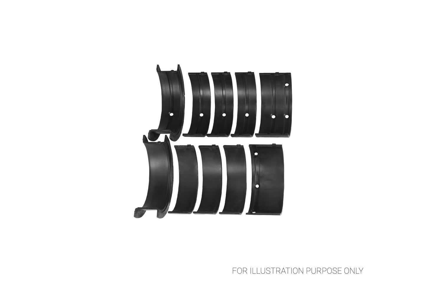 King GM V8 326, 350, 389, 400 Racing Main Bearings MB5511XP STDX - Fits Pontiac, Buick, Oldsmobile