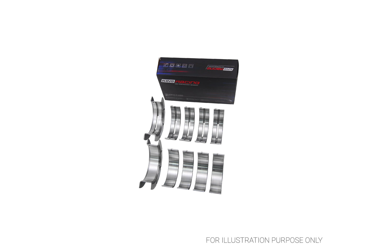 King Ford 370, 429, 460 16V OHV Main Bearing Set MB5650HP 001 - Fits Ford, Mercury, Lincoln