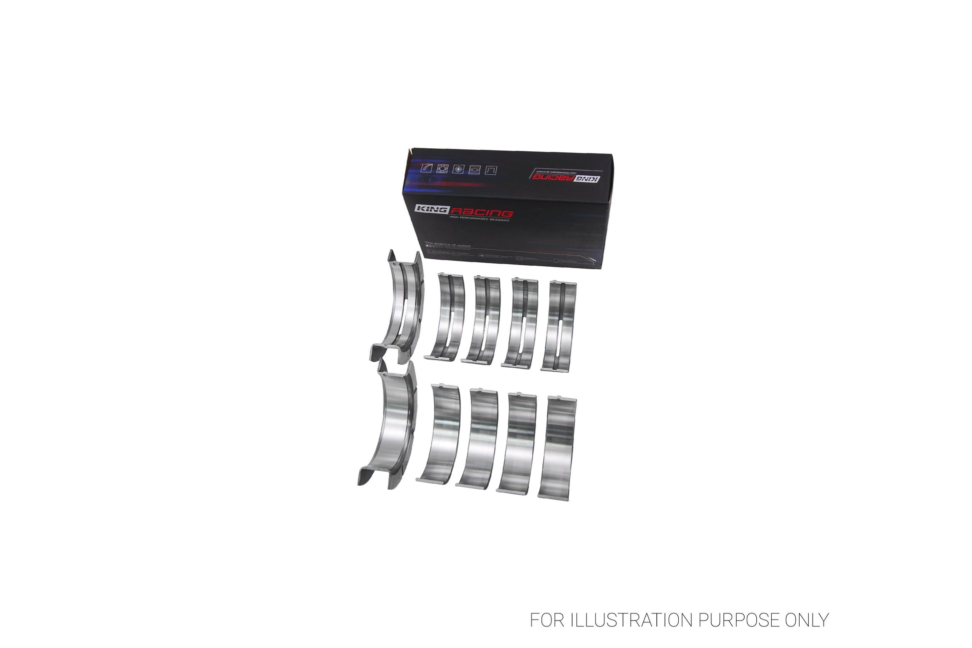 King Ford 370, 429, 460 16V OHV Main Bearing Set MB5650HP 010 - Fits Ford, Mercury, Lincoln