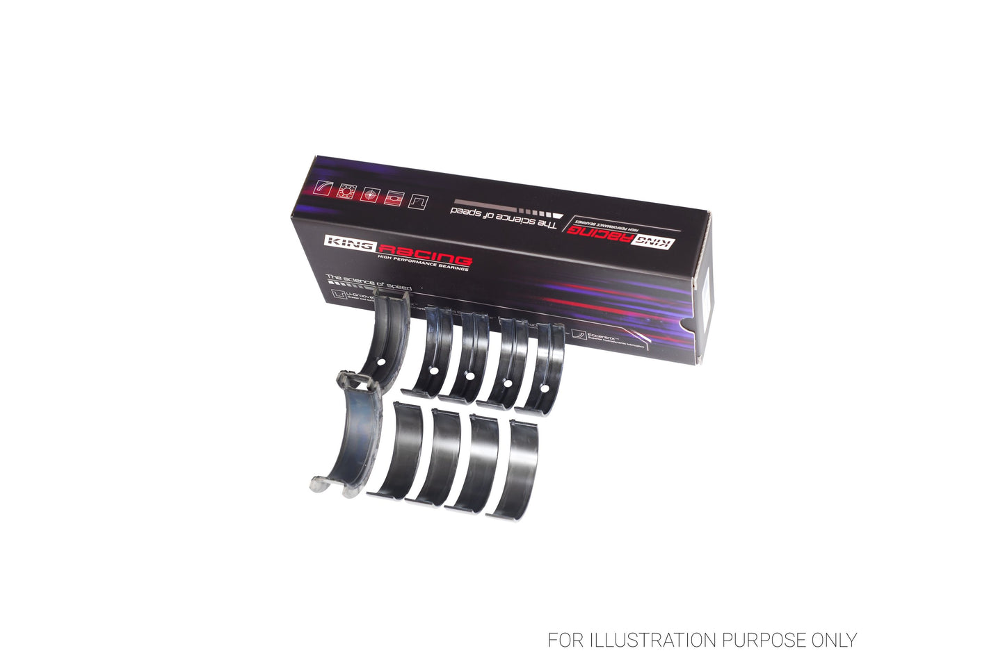 King GM DART LS NEXT Racing Tri-metal Main Bearing Set MB5777XP STDX - Fits Chevrolet, GMC, Holden