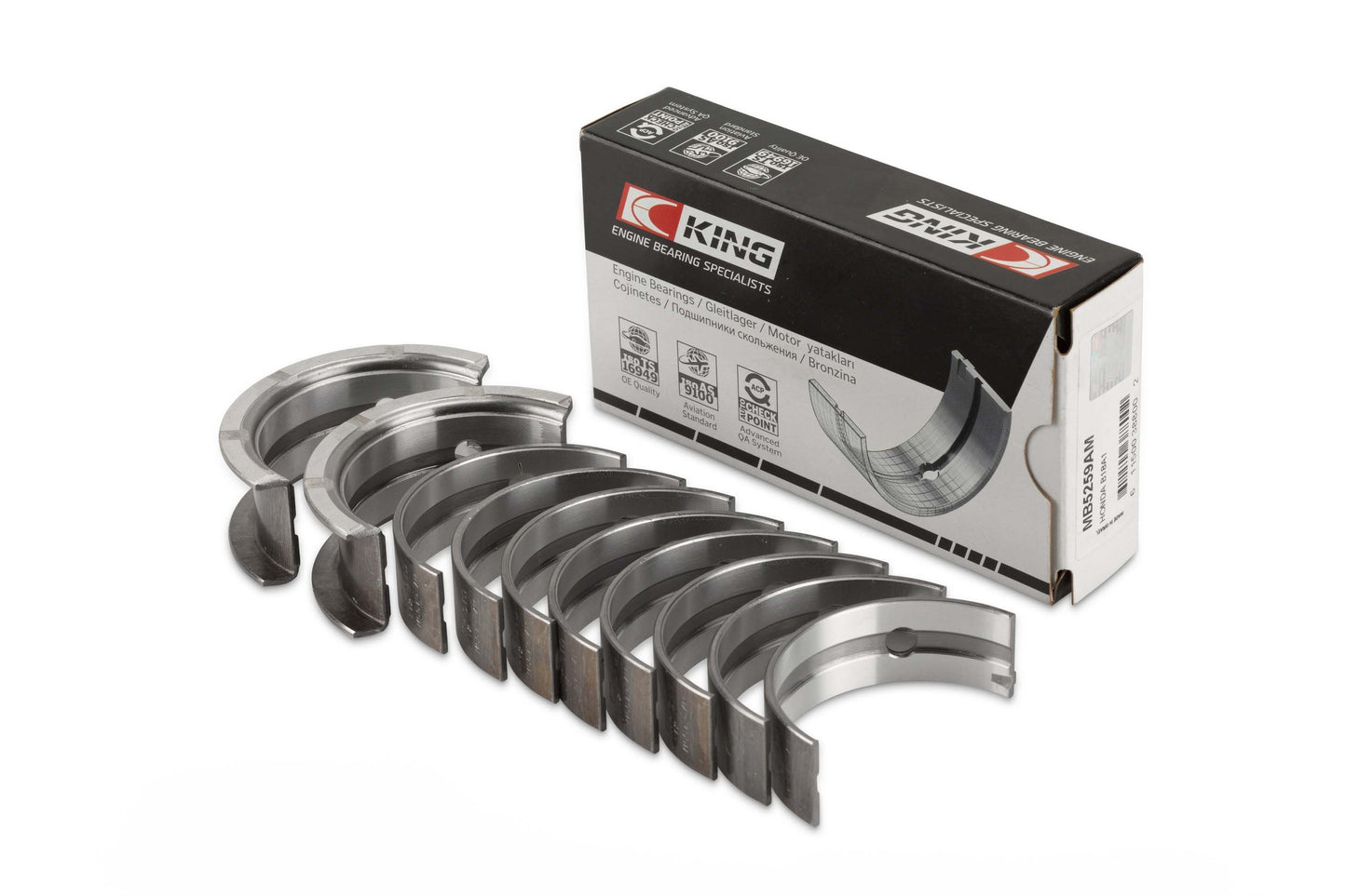 King Ford 370, 429, 460 16V OHV Main Bearing Set MB5650HP 010 - Fits Ford, Mercury, Lincoln
