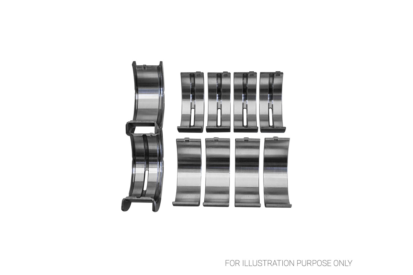 King Ford V8 221 Main Bearing Set MB 529SI-STD - Fits Ford, Mercury, Lincoln