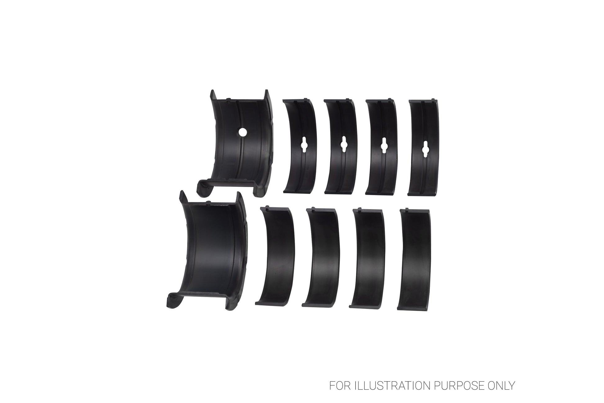 King GM SBC 262, 267, 302, 307, 327, 350 - Tri-Metal Racing Main Bearings MB 557XP-STD - Fits Chevrolet, GMC, Pontiac