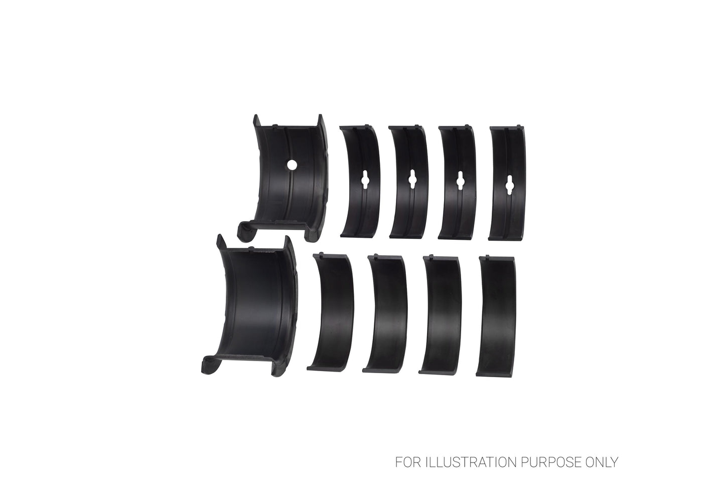 King Racing Main Bearings for GM SBC 262, 267, 302, 307, 327, 350 MB 557XPC STDX - Fits Chevrolet, GMC, Pontiac