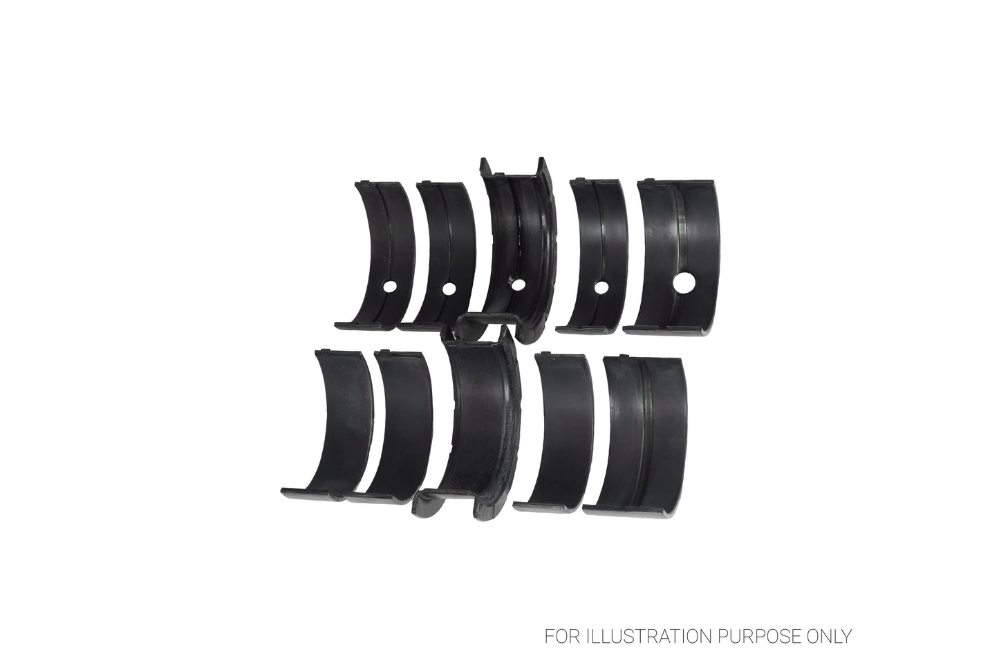 King Chrysler 273, 301, 313, 318, 340 Racing Main Bearings Set MB 558XPC-STD - Fits Dodge, Plymouth, Fargo