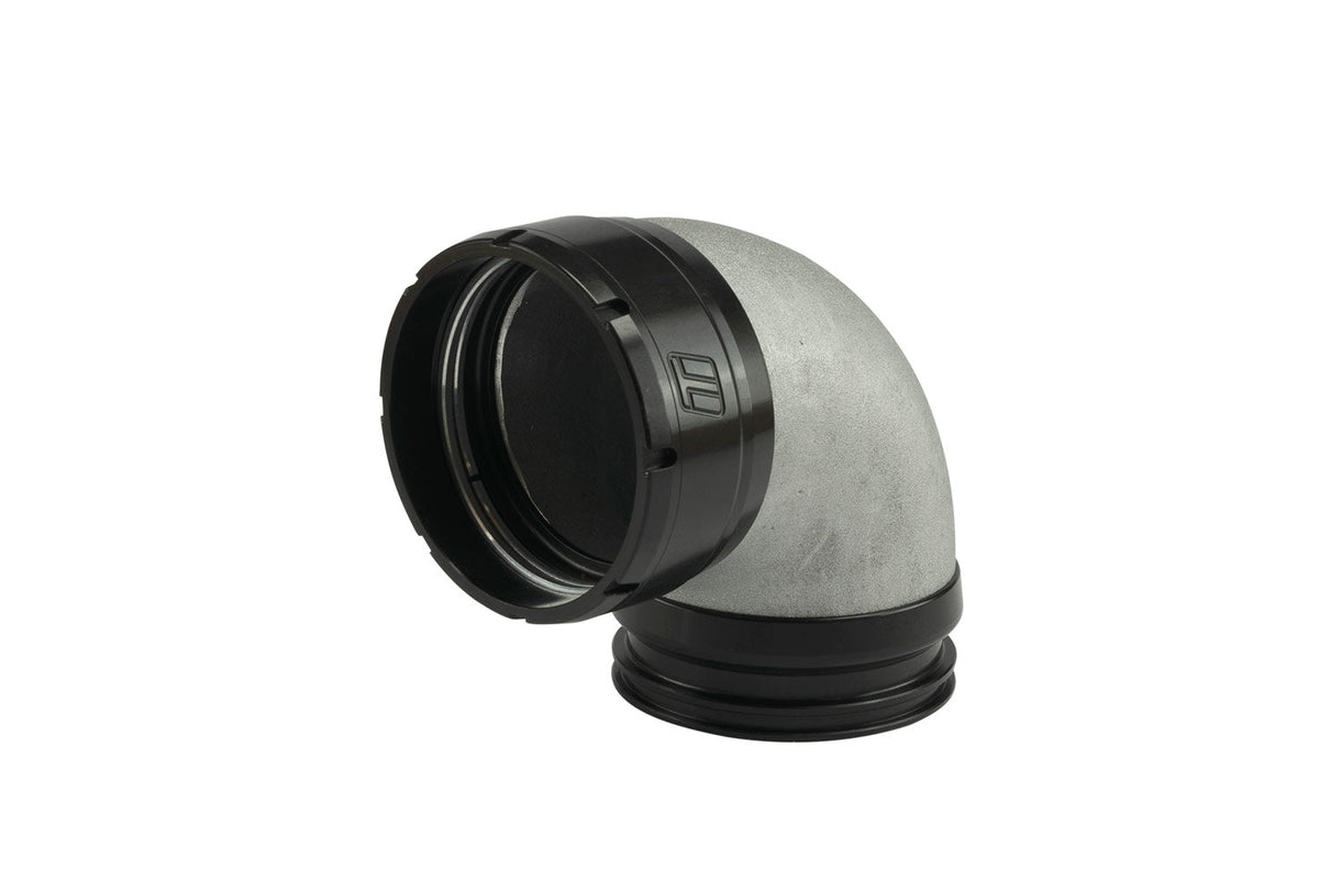 Turbosmart Turbo Adapter Compressor Outlet 2.50in to 90 Elbow Plazmaclamp 2.50in