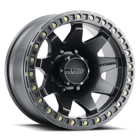 Method MR108 17x9 -44mm Offset 8x170 130.81mm CB Matte Black w/BH-H24 Wheel