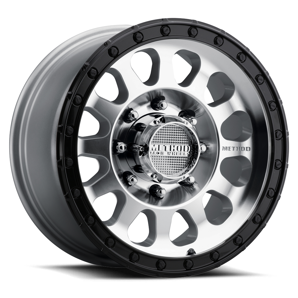 Method MR315 18x9 +18mm Offset 8x6.5 130.81mm CB Machined Wheel - Gloss Black Lip