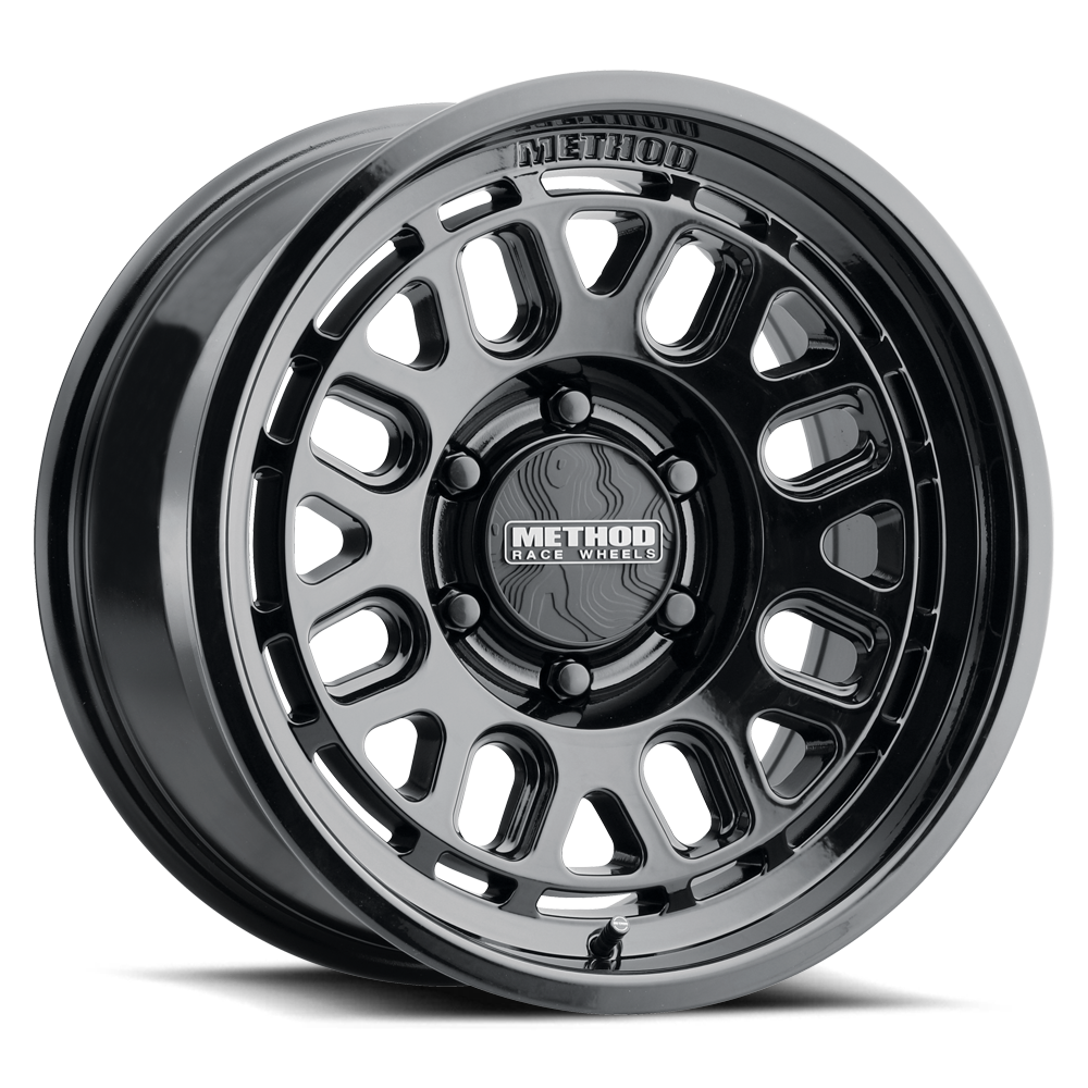 Method MR321 17x8.5 +25mm Offset 6x5.5 BP 106.25mm CB Gloss Black Wheel