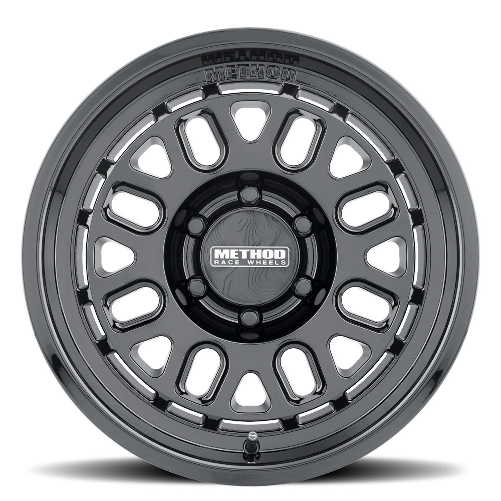 Method MR321 17x8.5 +25mm Offset 6x5.5 BP 106.25mm CB Gloss Black Wheel