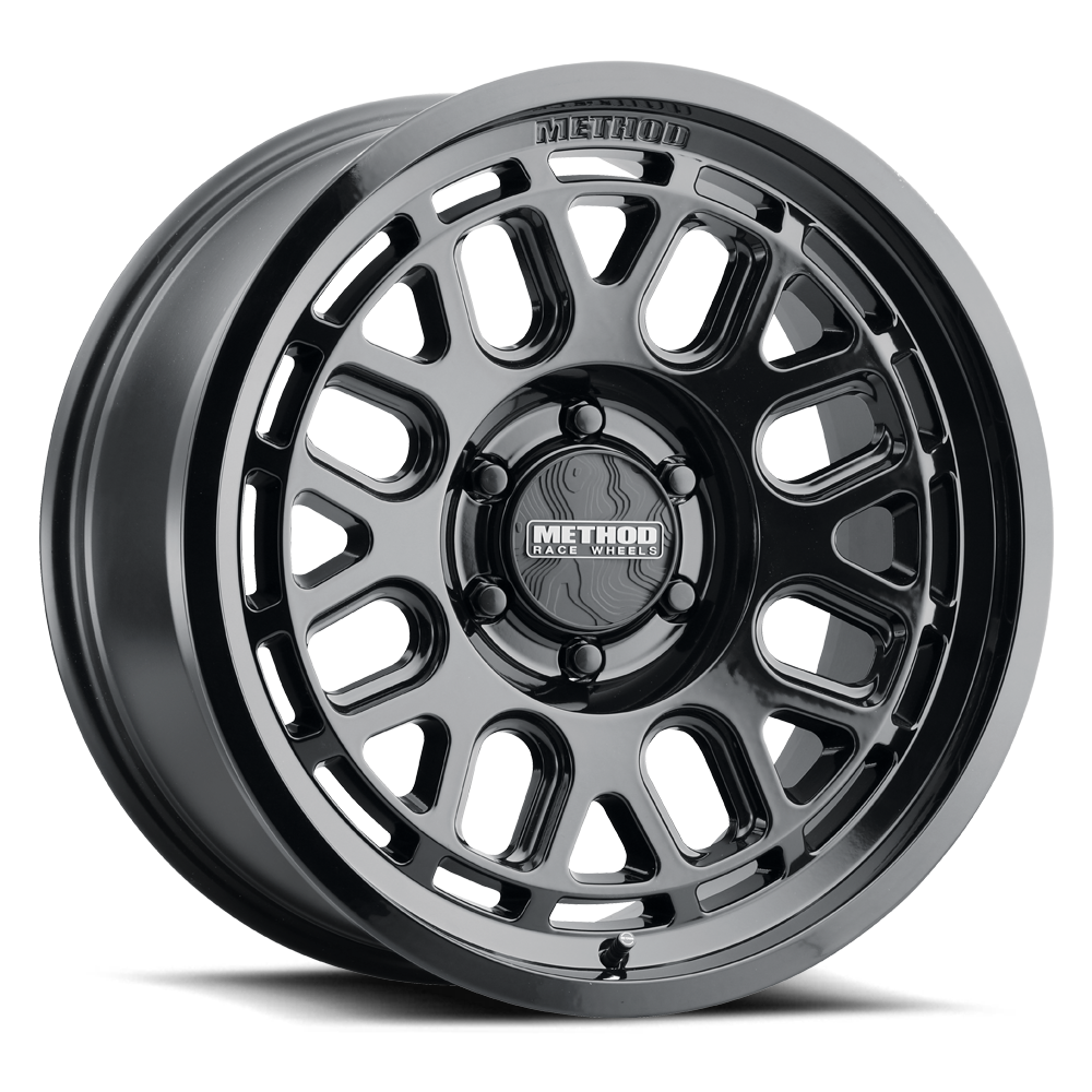 Method MR321 17x8.5 +25mm Offset 6x5.5 BP 106.25mm CB Gloss Black Wheel