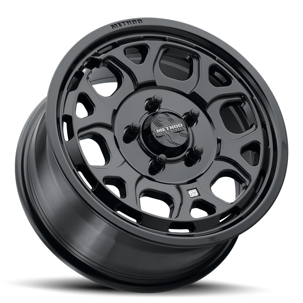 Method MR416 Bead Grip 15x7 / 5x4.5 / 55mm Offset / 68.00mm CB / Gloss Black Wheel