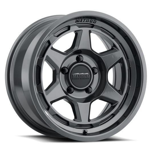 Method MR708 Bead Grip 17x9 / -38mm Offset / 5x4.5 / 83mm CB - Gloss Titanium