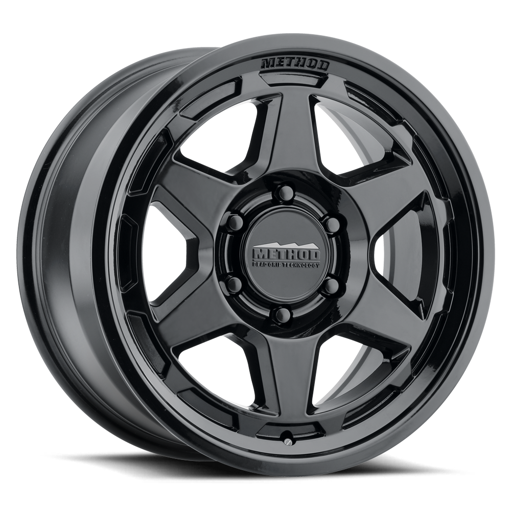 Method MR708 Bead Grip 18x9 /+12mm Offset / 6x135 / 87 mm Centerbore -Gloss Black Wheel