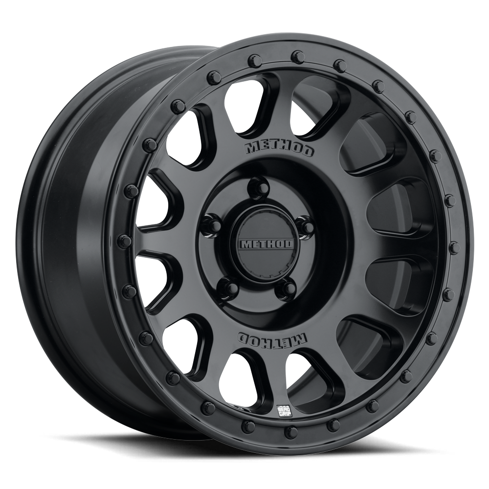 Method MR709 HD Bead Grip 17x 8.5in / ET0 / 5x5 BP / 71.5mm Bore - Black Wheel