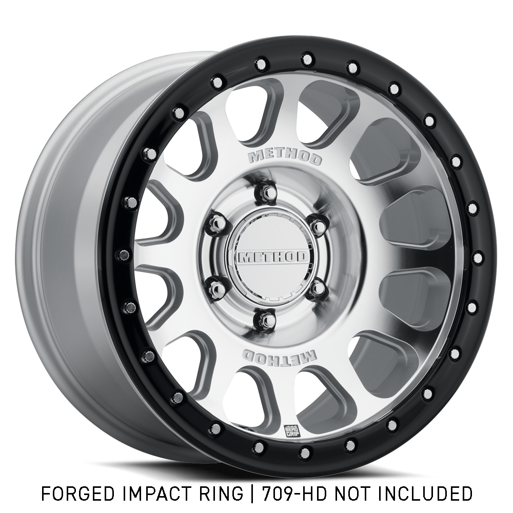 Method 709 Impact Ring - 20in Forged - Non-Beadlock - Gloss Black