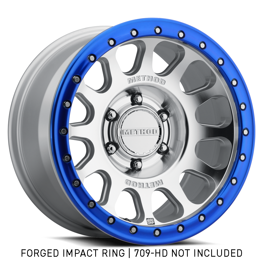 Method 709 Impact Ring - 17in Forged - Non-Beadlock - Blue