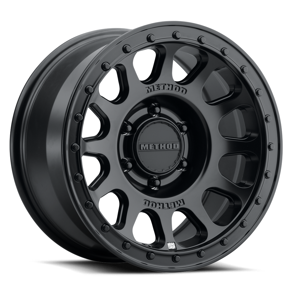 Method MR709 HD Bead Grip 20x 9in / ET12 / 6x135 BP / 87mm Bore - Black Wheel
