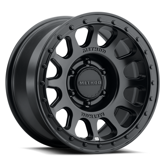 Method MR709 HD Bead Grip 18x 9in / ET12 / 6x5.5 BP / 106.25mm Bore - Black Wheel
