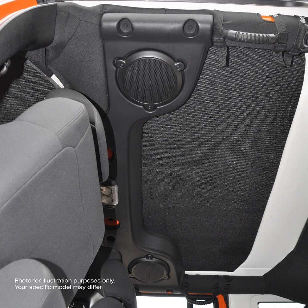 DEI for 2020-2022 Jeep Gladiator JT 4-Door Boom Mat Complete Headliner Kit - 7 Piece - White