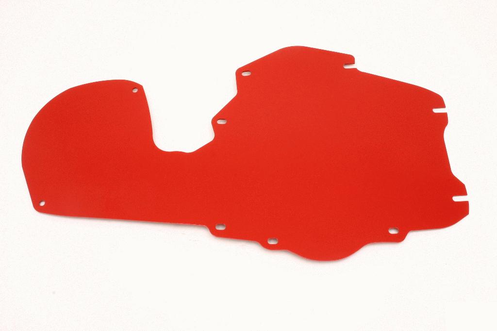 BMR 68-72 A-Body A/C Delete Panel (Aluminum) - Bare with BMR Logo