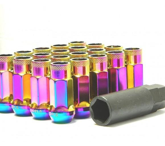 Wheel Mate 32902U Muteki SR48 Locking Lug Nut Set Blue M12x1.50 48mm - Set of 4