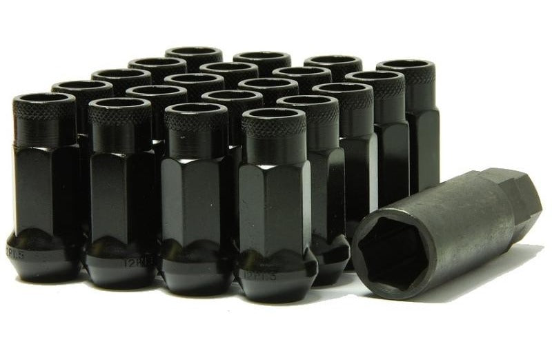 Wheel Mate 32906B Muteki SR48 Open End Lug Nuts Black M12x1.50 48mm